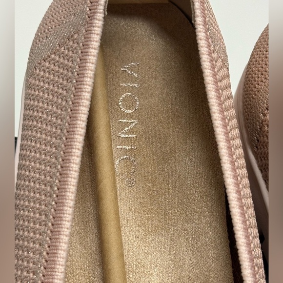NIB Vionic Light Pink Uptown Skimmer Knit Slip on Sneakers - Picture 9 of 11